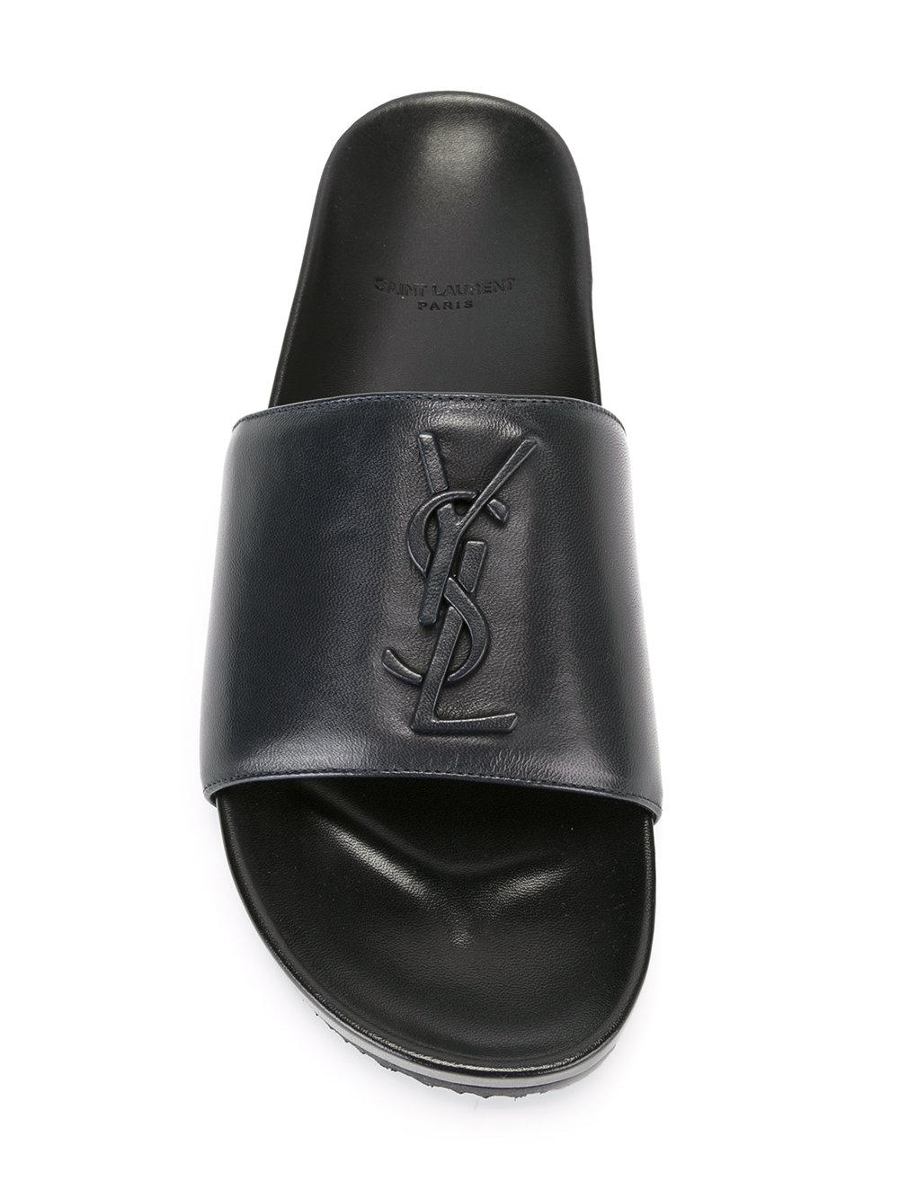 ysl slide sandals