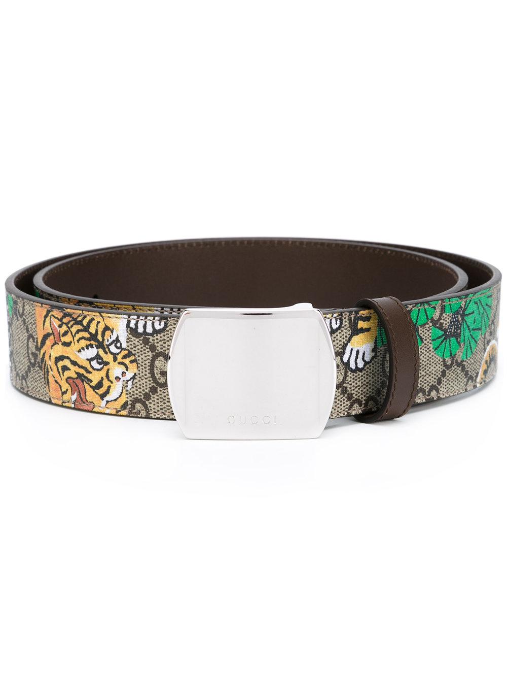 gucci belt tiger print