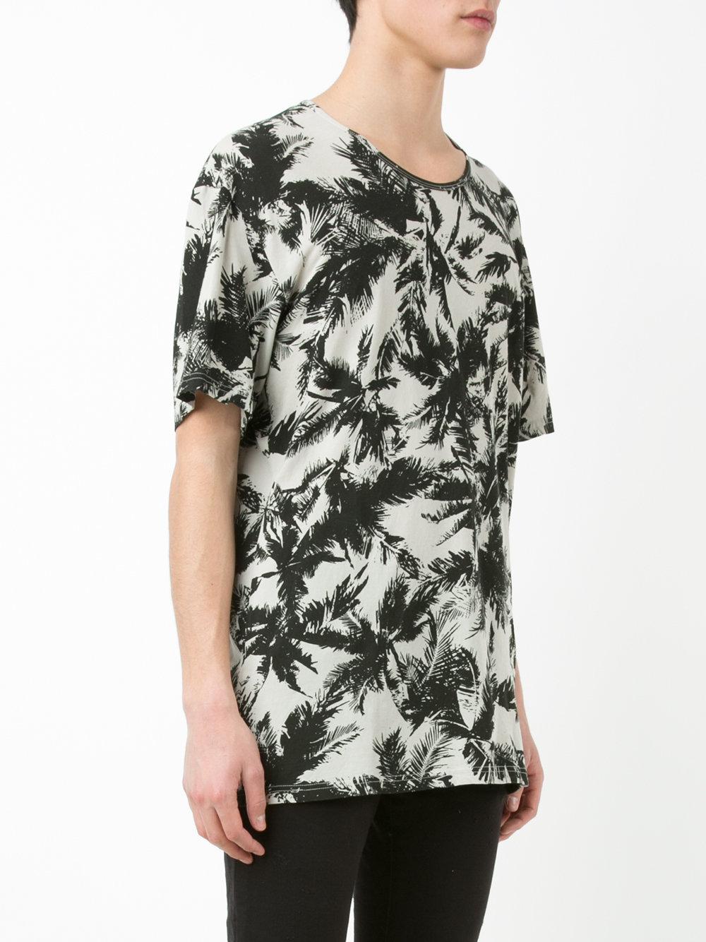 Attachment Cotton Palm Tree T-shirt in White for Men - Lyst
