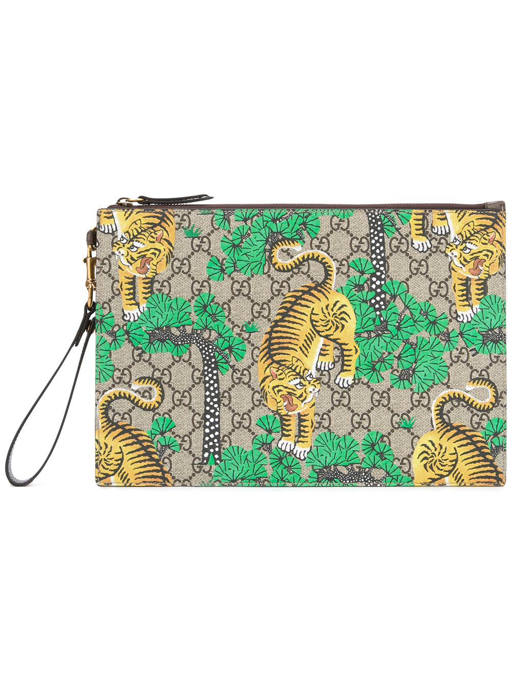 gucci pouch tiger print