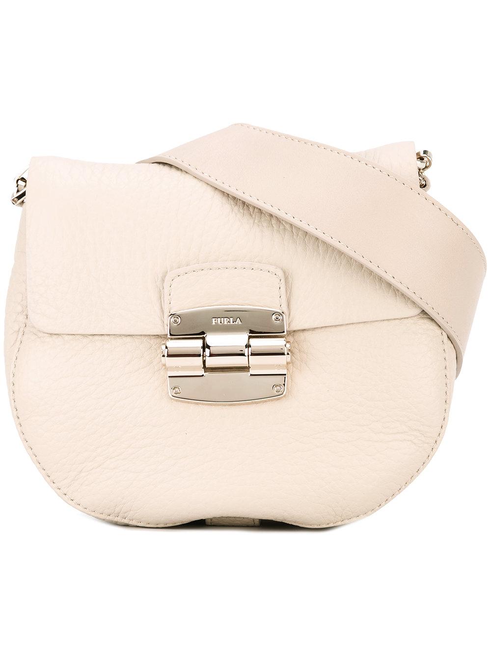 Furla Leather Shoulder Strap Bag in Natural Lyst