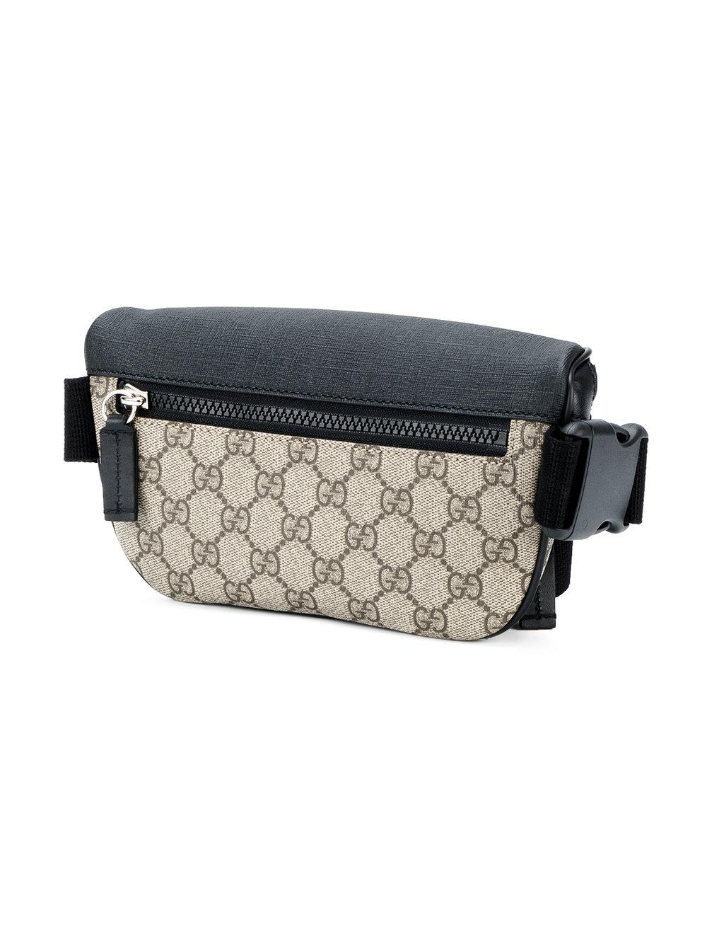 Gucci Canvas Gg Supreme Cross-body Bag in Brown for Men - Lyst
