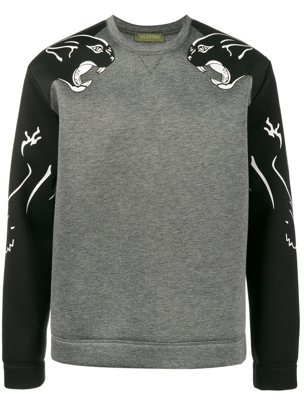 fedme Alvorlig indsprøjte Valentino Panther Sweatshirt in Black for Men | Lyst