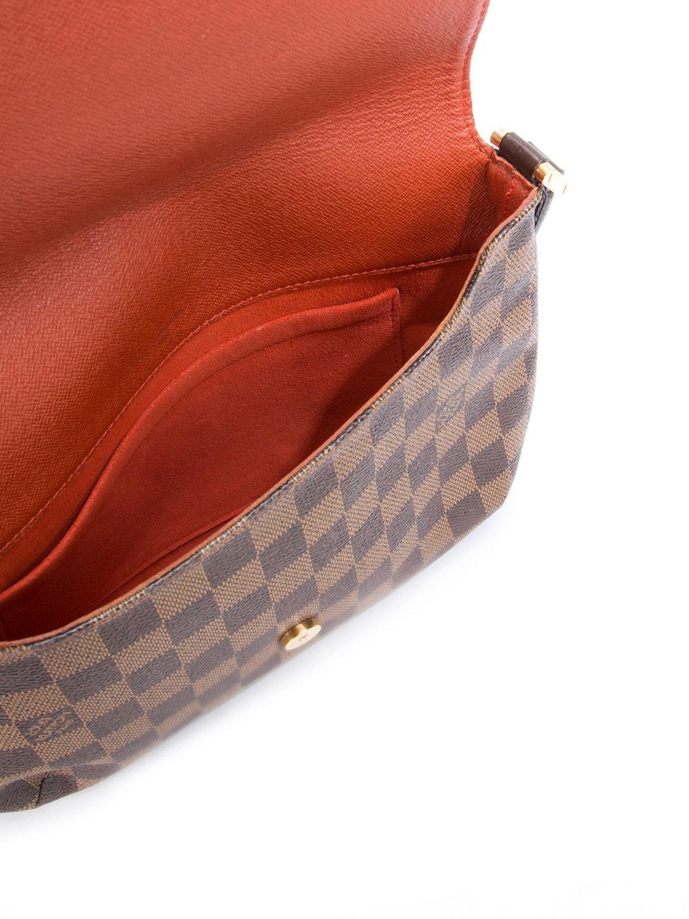 Louis Vuitton Canvas Checked Crossbody Bag in Brown Lyst