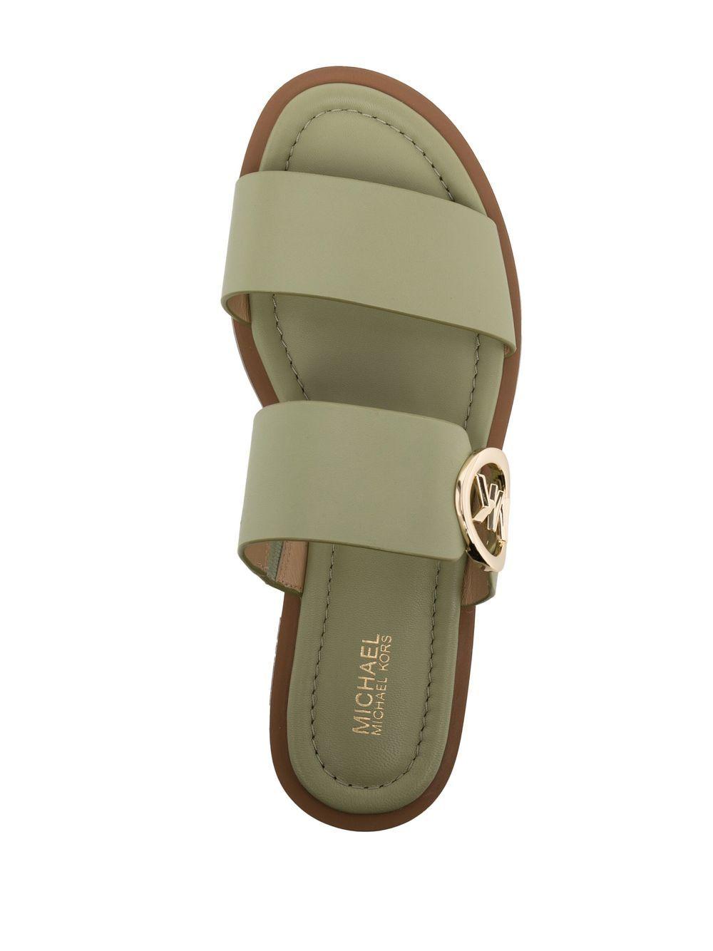 Michael Kors Summer Double strap Sandals in Green Lyst UK