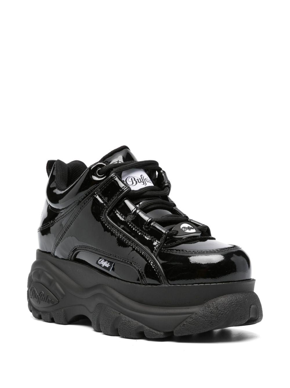 Buffalo Black Platform Sneakers Buffalo Classic Low Chunky