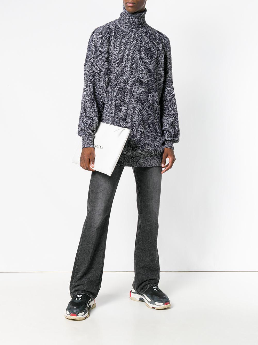 Balenciaga Bootcut Jeans in Black for Men | Lyst