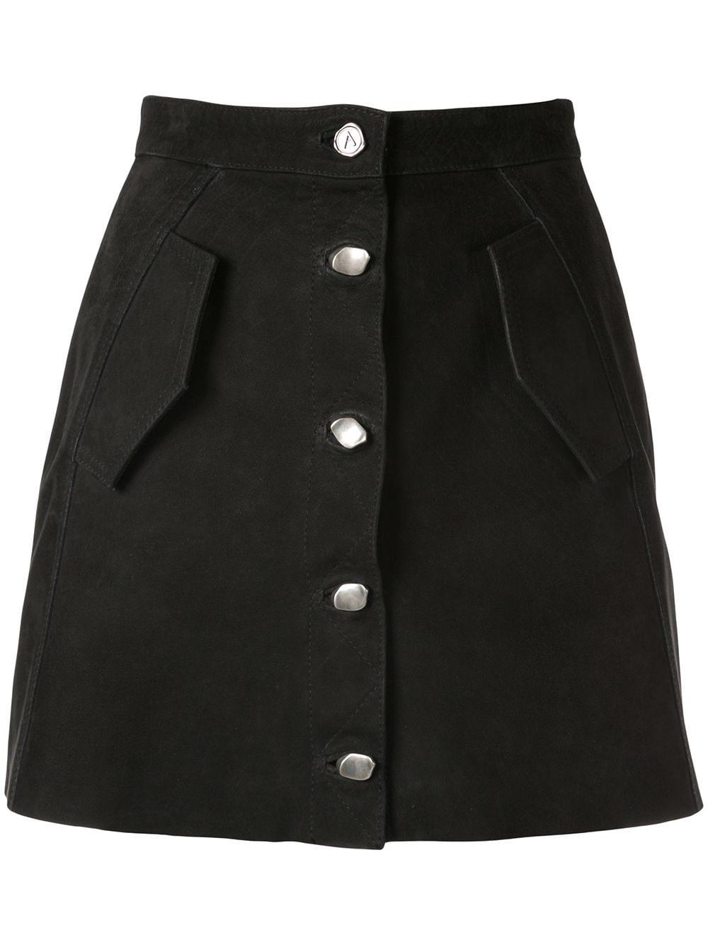 Aje. Leather Mini Skirt in Black - Lyst