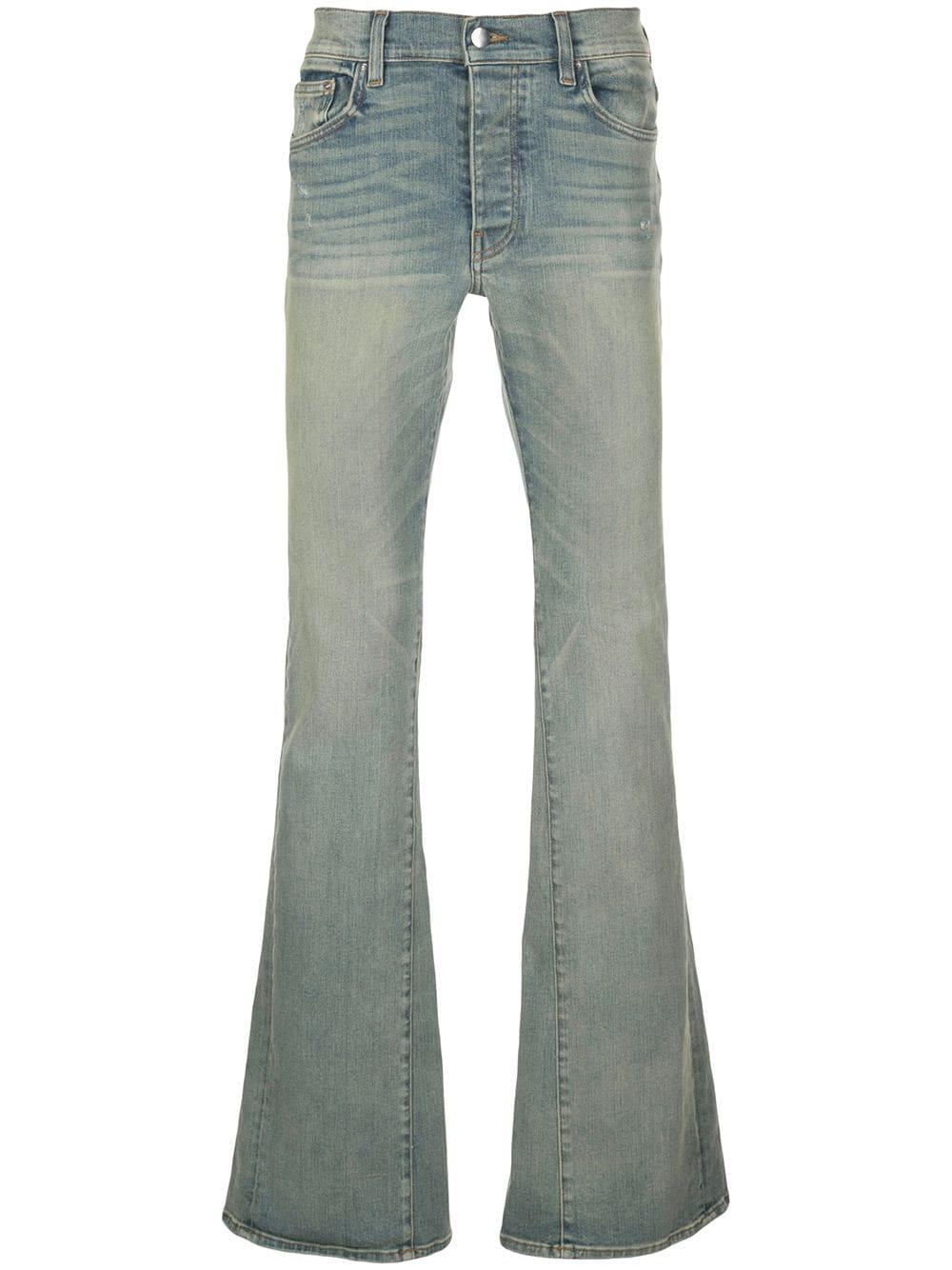 Amiri Denim Bootcut Jeans in Blue for Men | Lyst