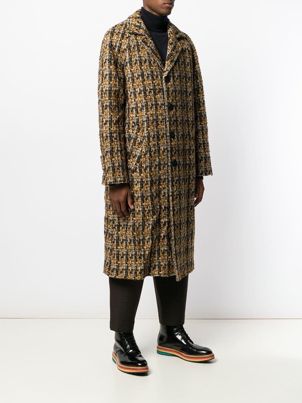 tweed oversized coat