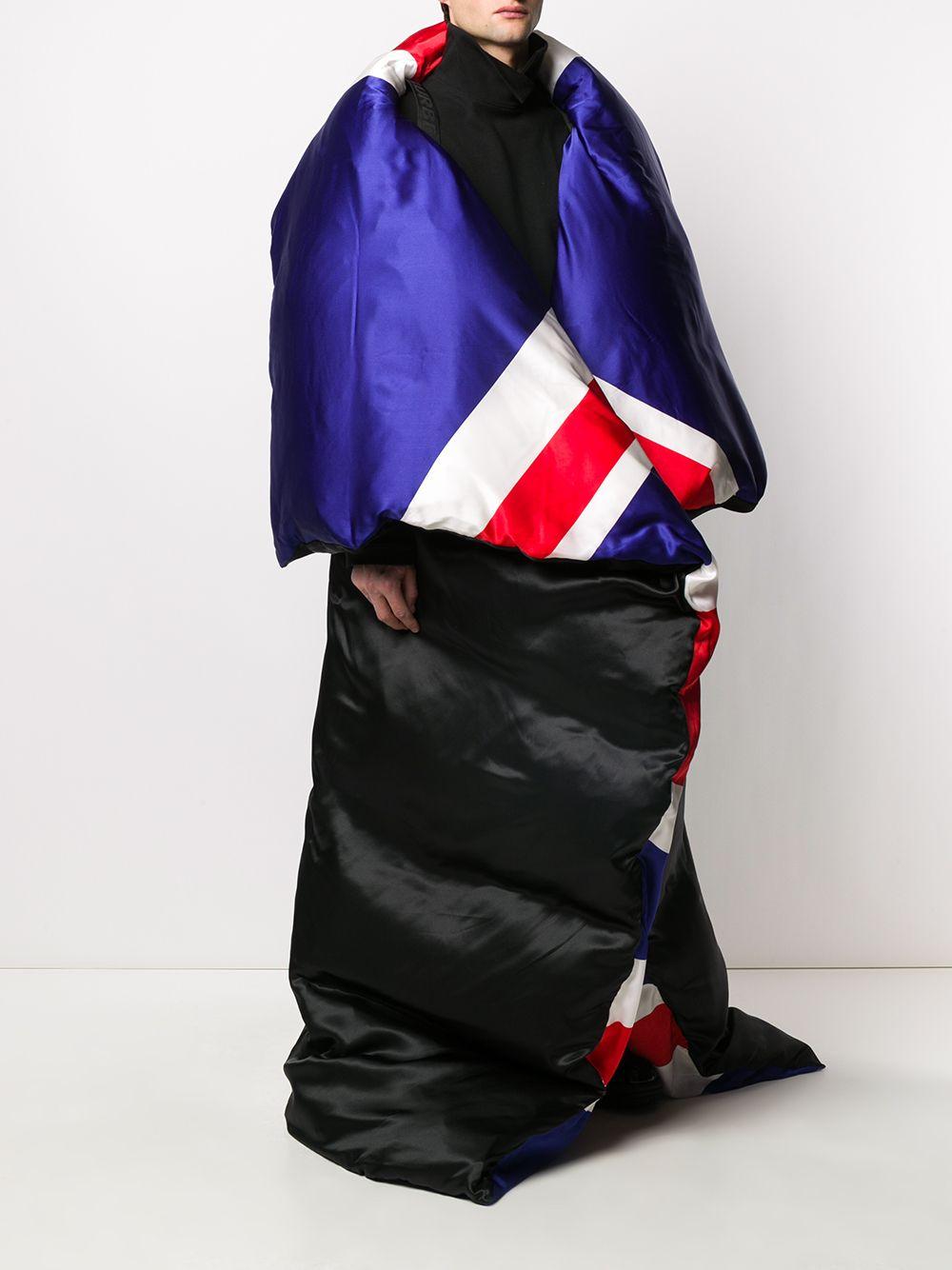 Burberry Union Jack Cape in Black | Lyst