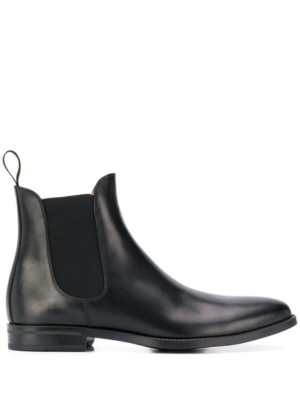 SCAROSSO Leather Giacomo Boots in Black for Men - Lyst