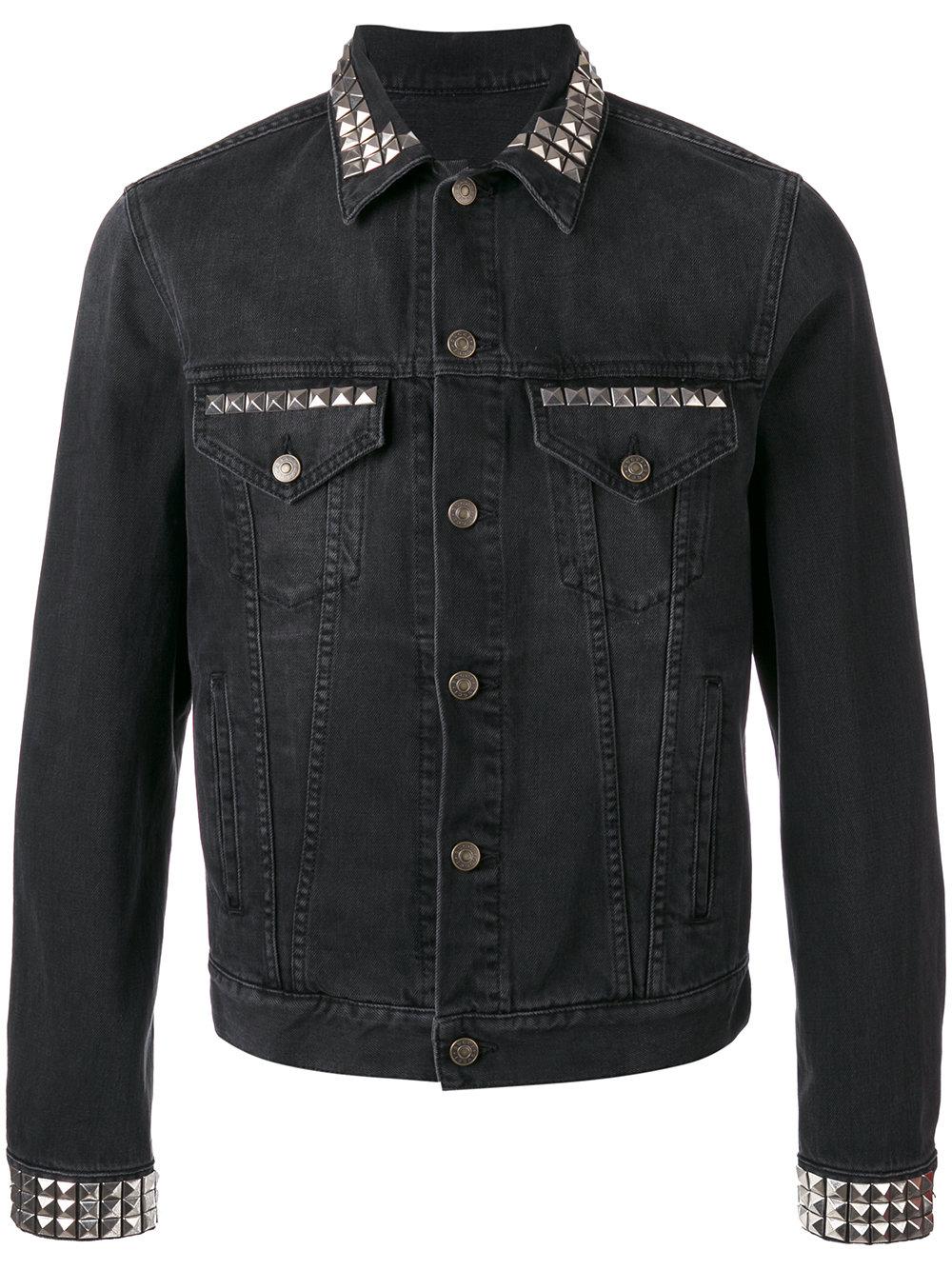 gucci studded denim jacket