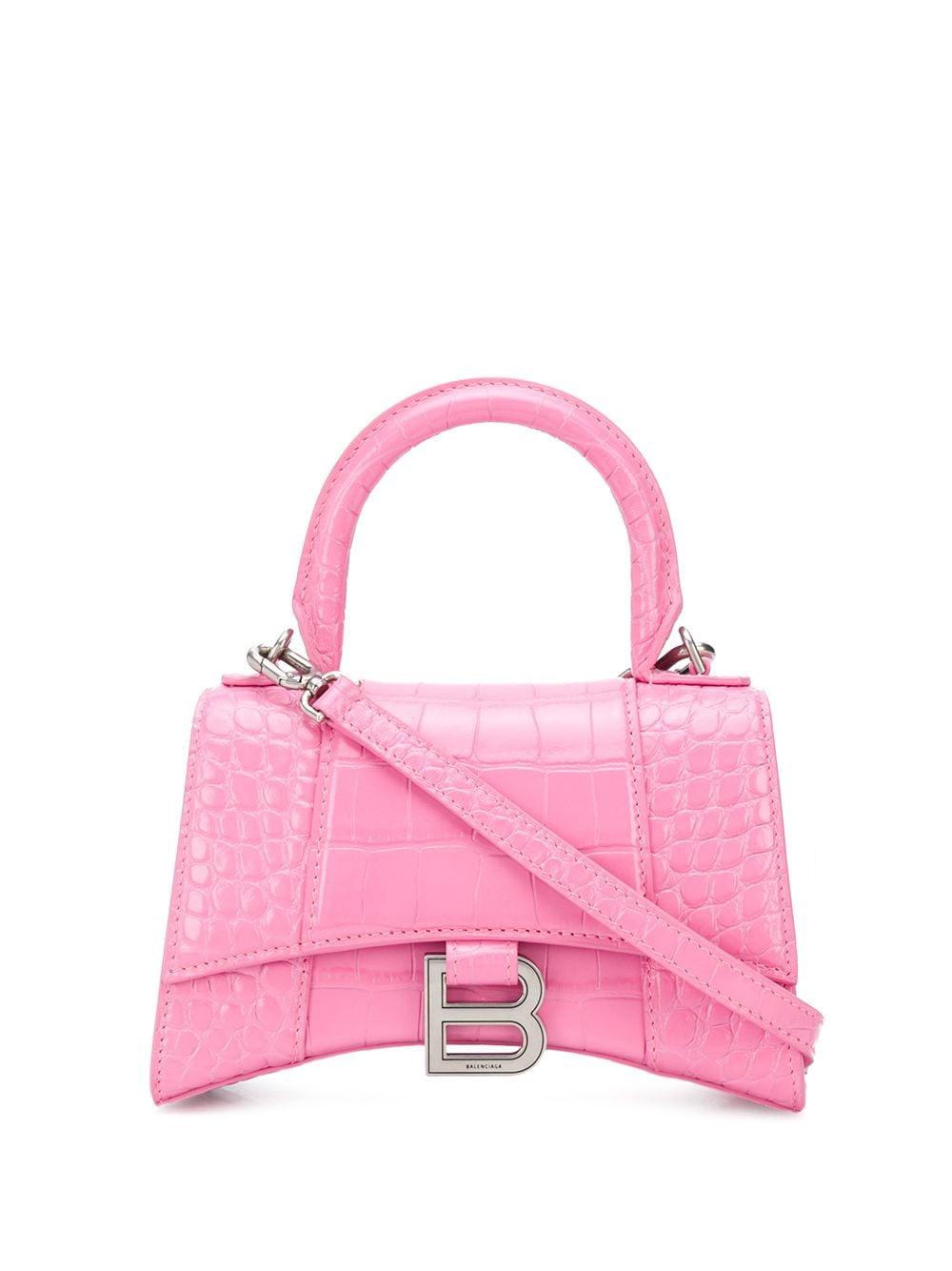 Hourglass XS Top Handle Bag in Pink  COSETTE