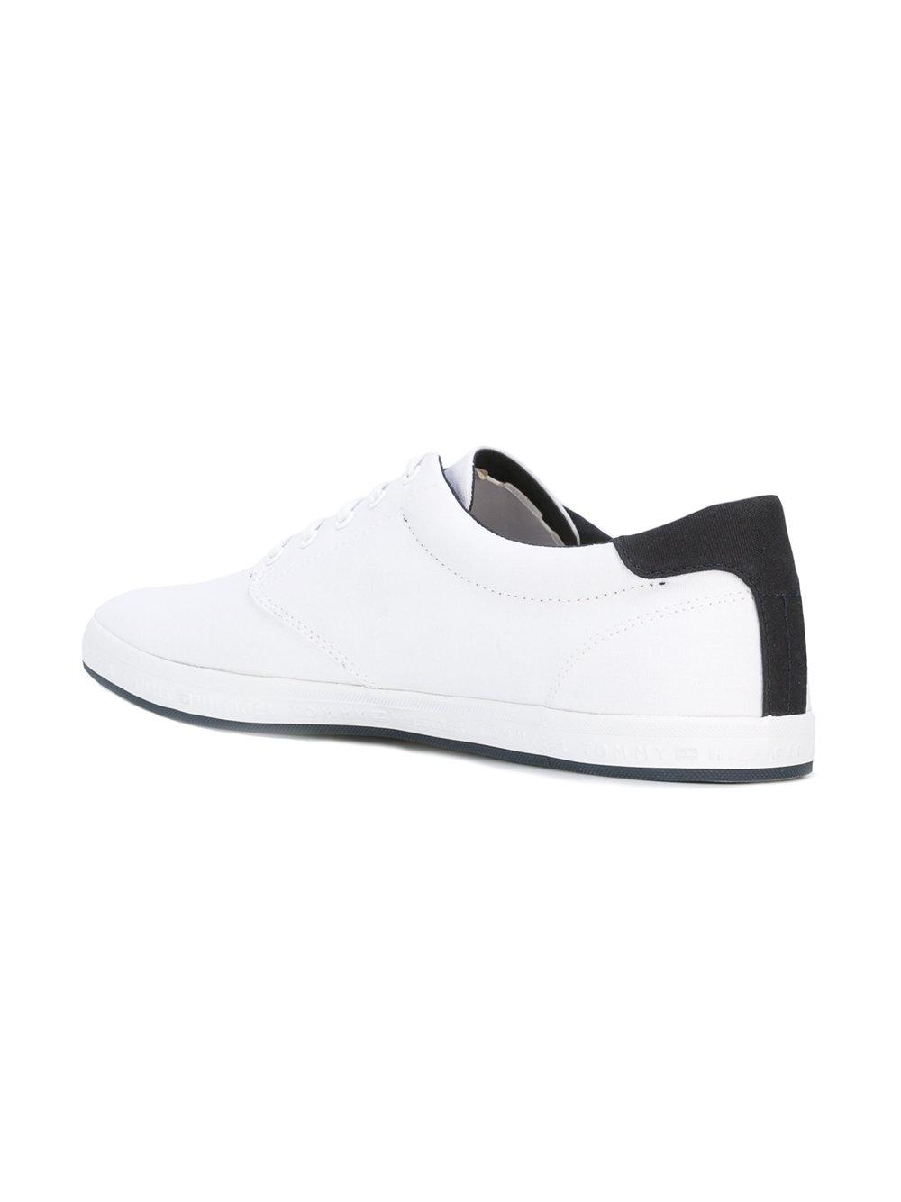 Tommy Hilfiger Rubber Classic Tennis Shoes in White for