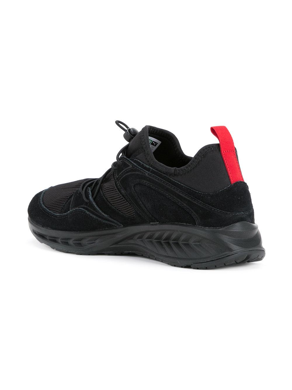 Hasta columpio Perfecto PUMA Elastic Lace-up Sneakers in Black for Men | Lyst