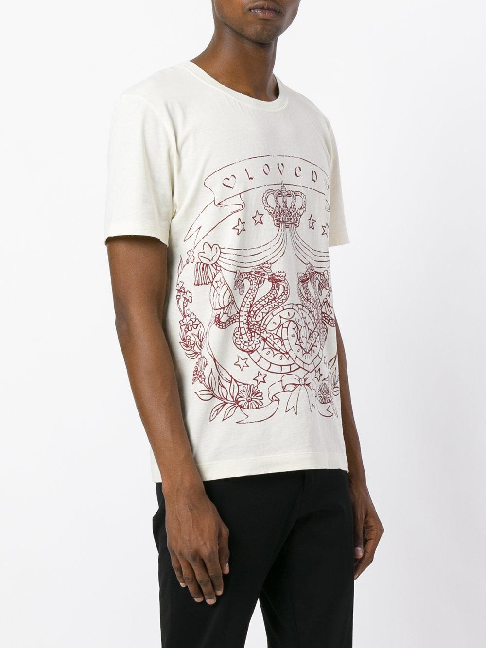 gucci loved crest t shirt