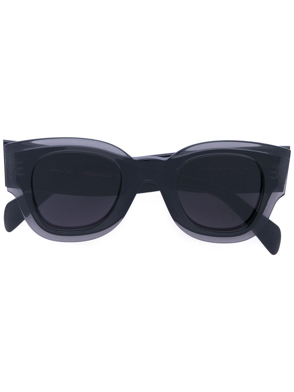 Celine Zoe Sunglasses in Black | Lyst