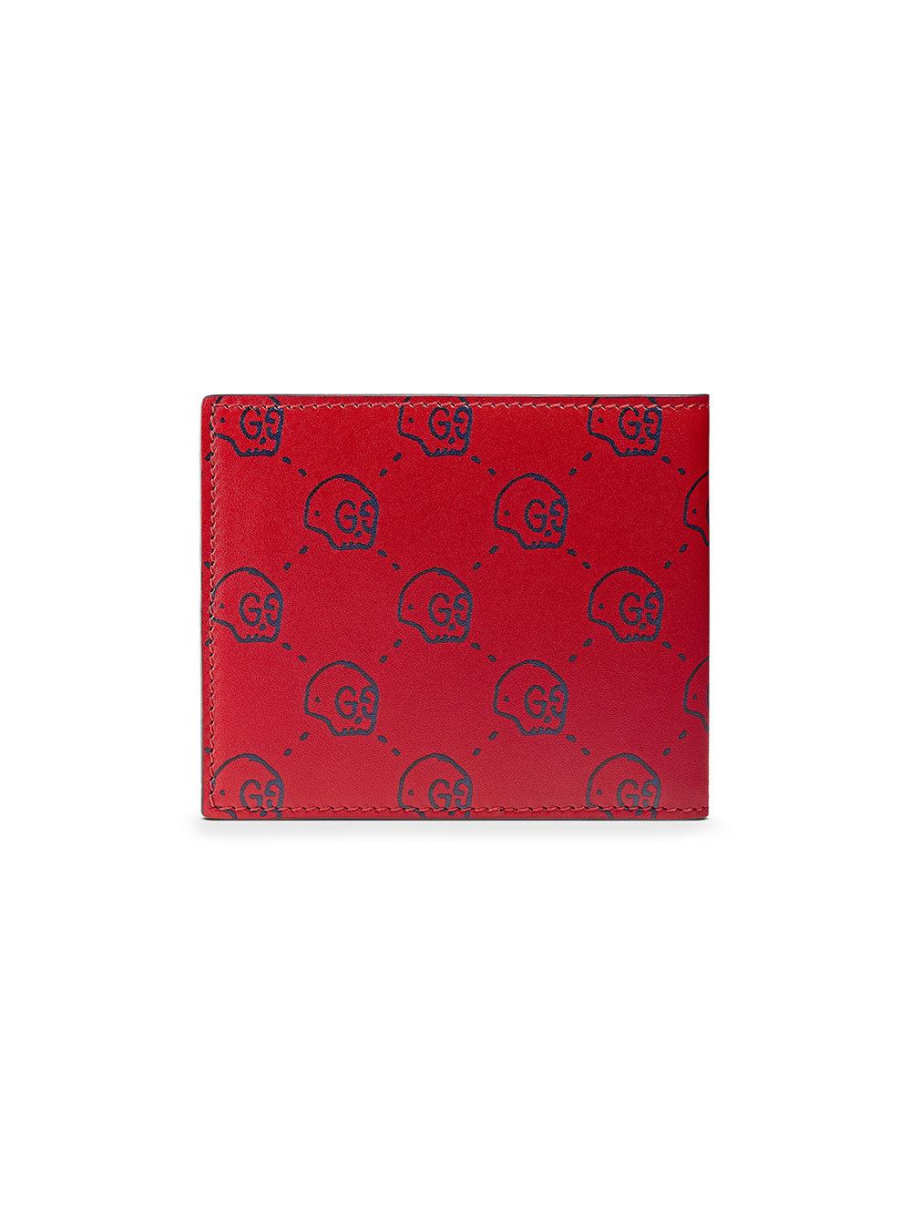 Gucci Ghost Wallet in Red for Men | Lyst