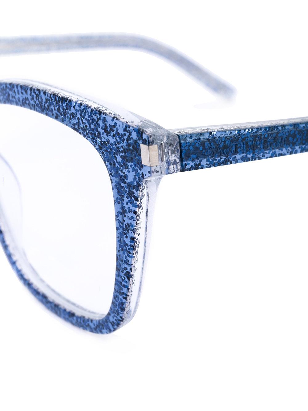 saint laurent glitter eyeglasses