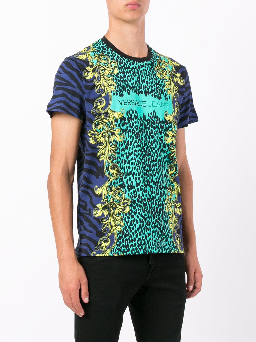 Versace animal print t shirt