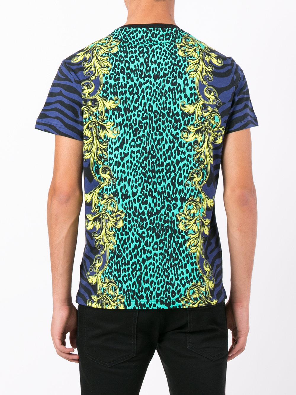 Versace animal print t shirt