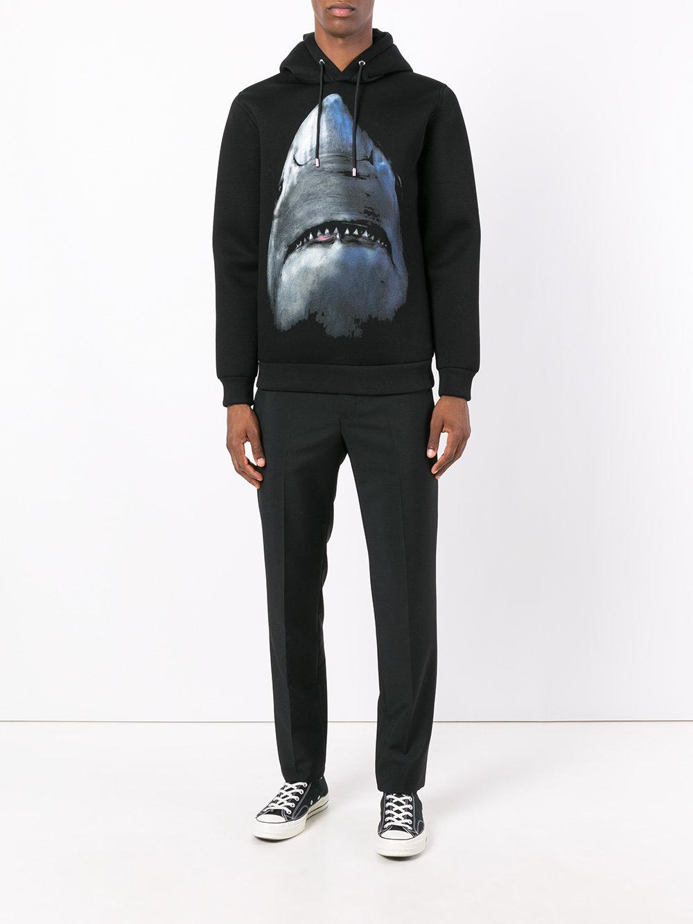 Behoefte aan agenda Detecteerbaar Givenchy Shark Print Hoodie in Black for Men | Lyst