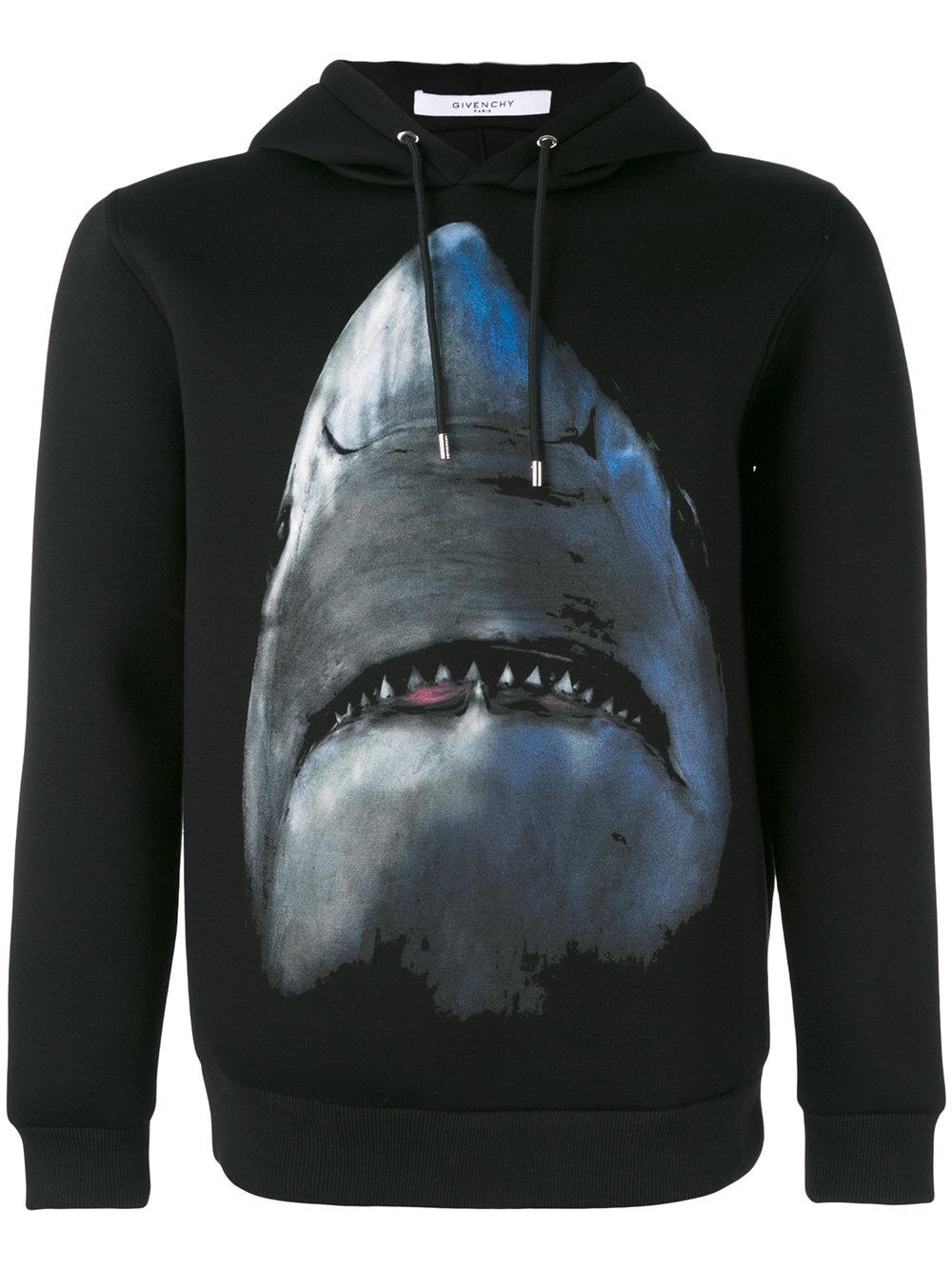 Behoefte aan agenda Detecteerbaar Givenchy Shark Print Hoodie in Black for Men | Lyst