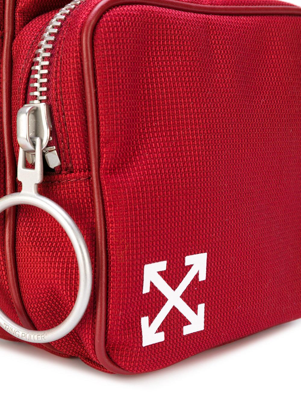 Lyst - Off-White C/O Virgil Abloh Arrows Crossbody Bag in Red for Men