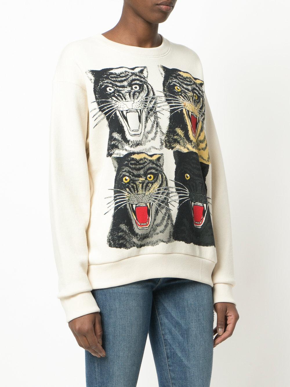 tiger face sweatshirt