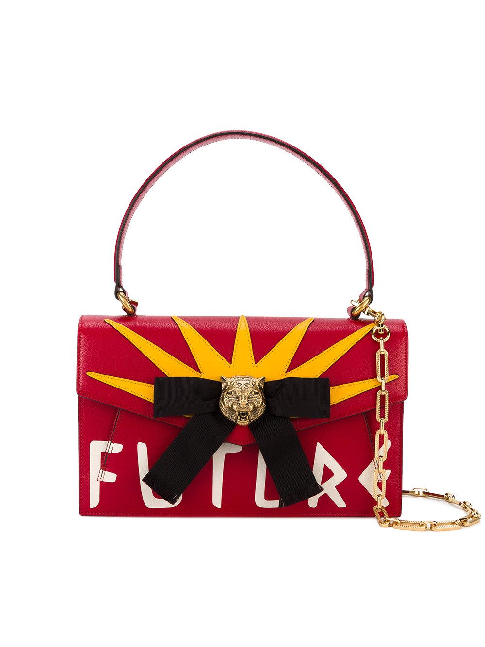 Gucci Small Linea &#39;future&#39; Shoulder Bag in Red - Lyst
