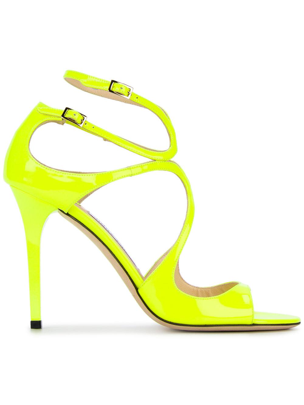 jimmy choo neon sandals