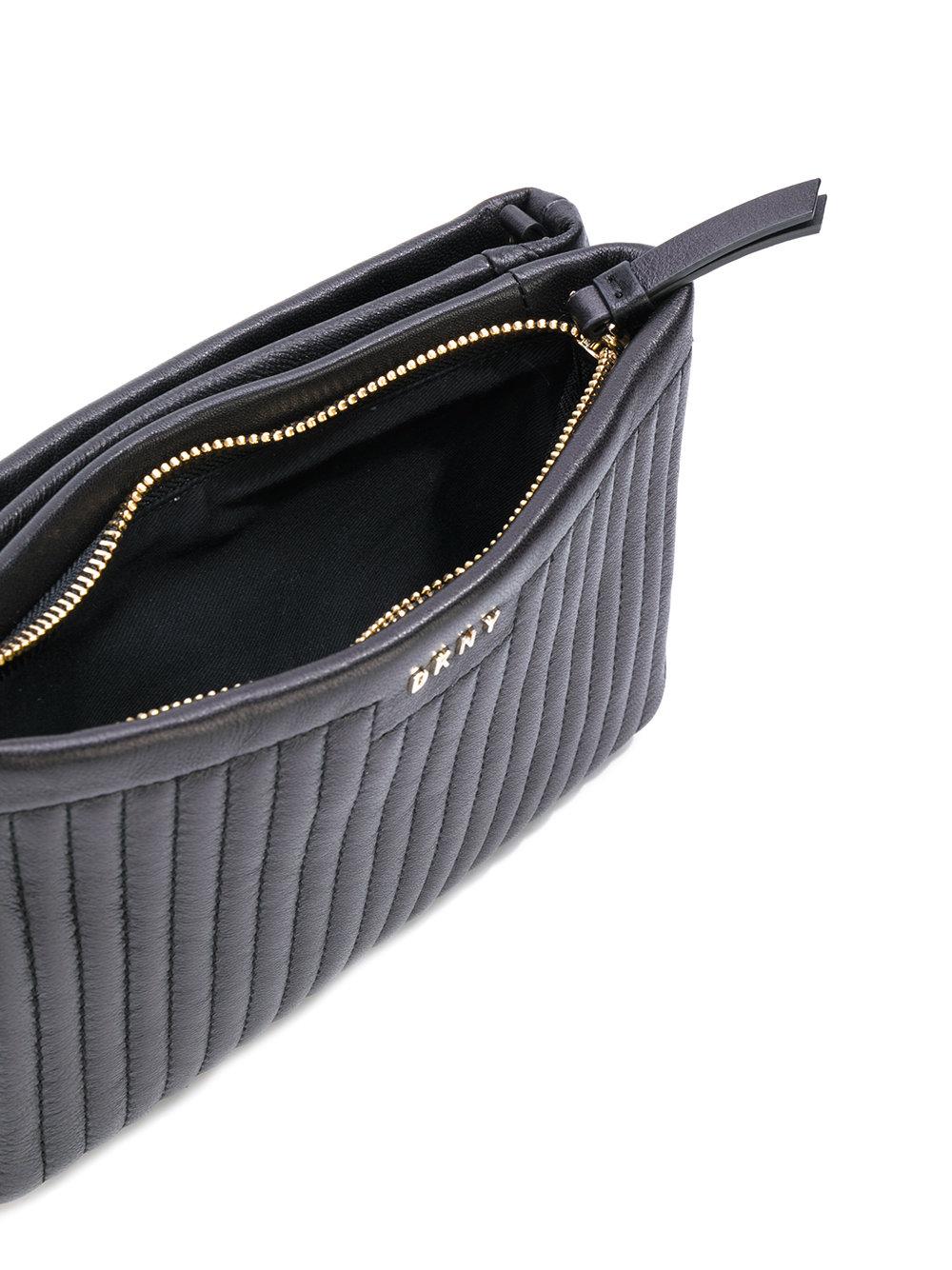 Dkny Black Quilted Crossbody Bag