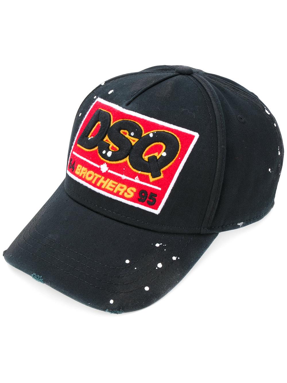 DSquared² Cotton Dsq Patch Baseball Cap 