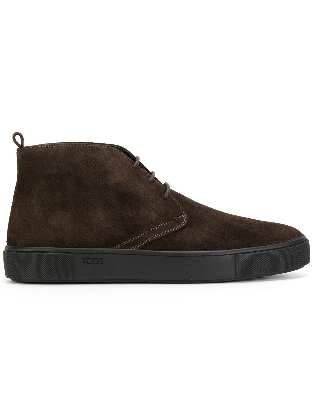 Tod's Leather Polacco Cassetta Boots in Brown for Men | Lyst
