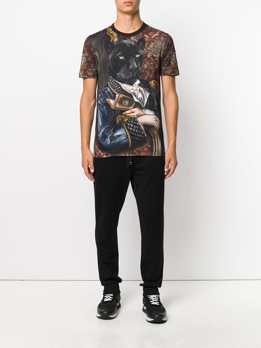 dolce gabbana panther t shirt