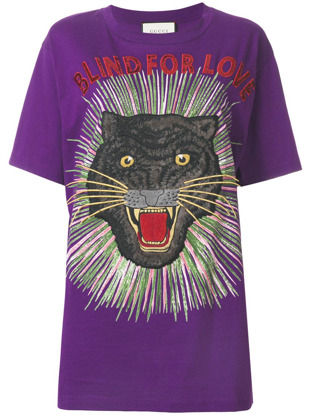 gucci panther t shirt
