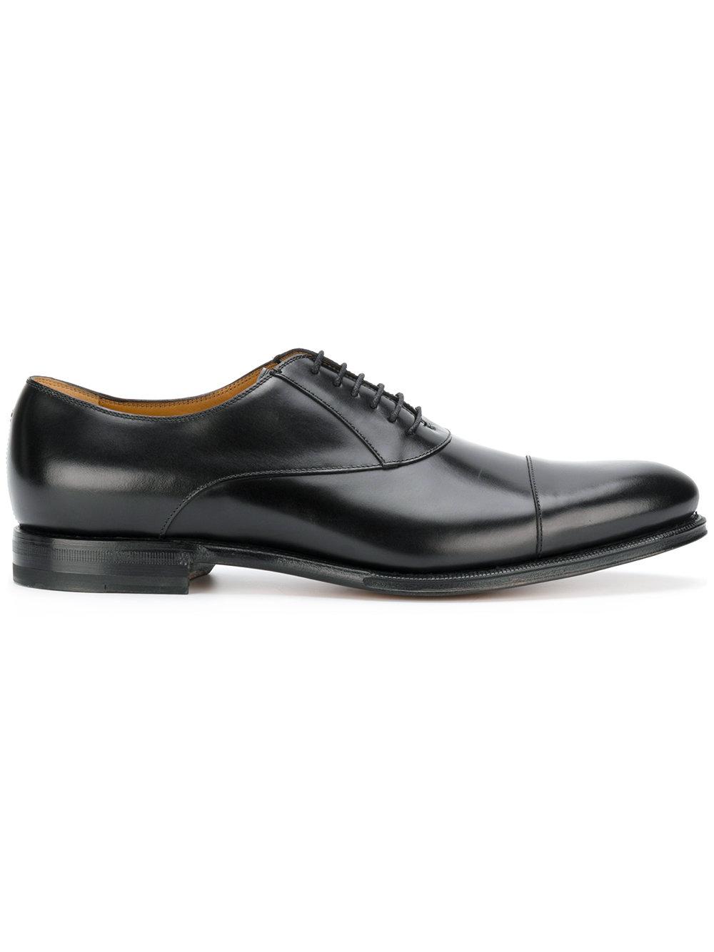 Gucci Leather New Signoria Oxford Shoes in Black for Men - Lyst