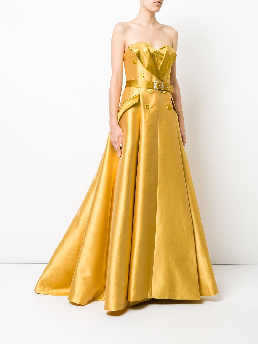 alexis mabille yellow dress