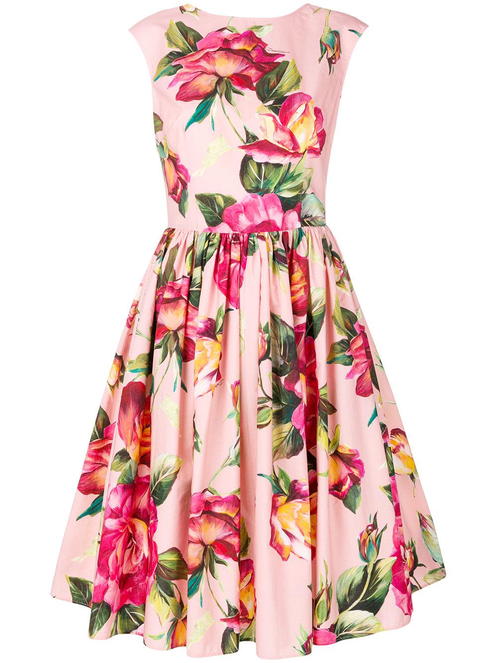Платье с цветочным узором