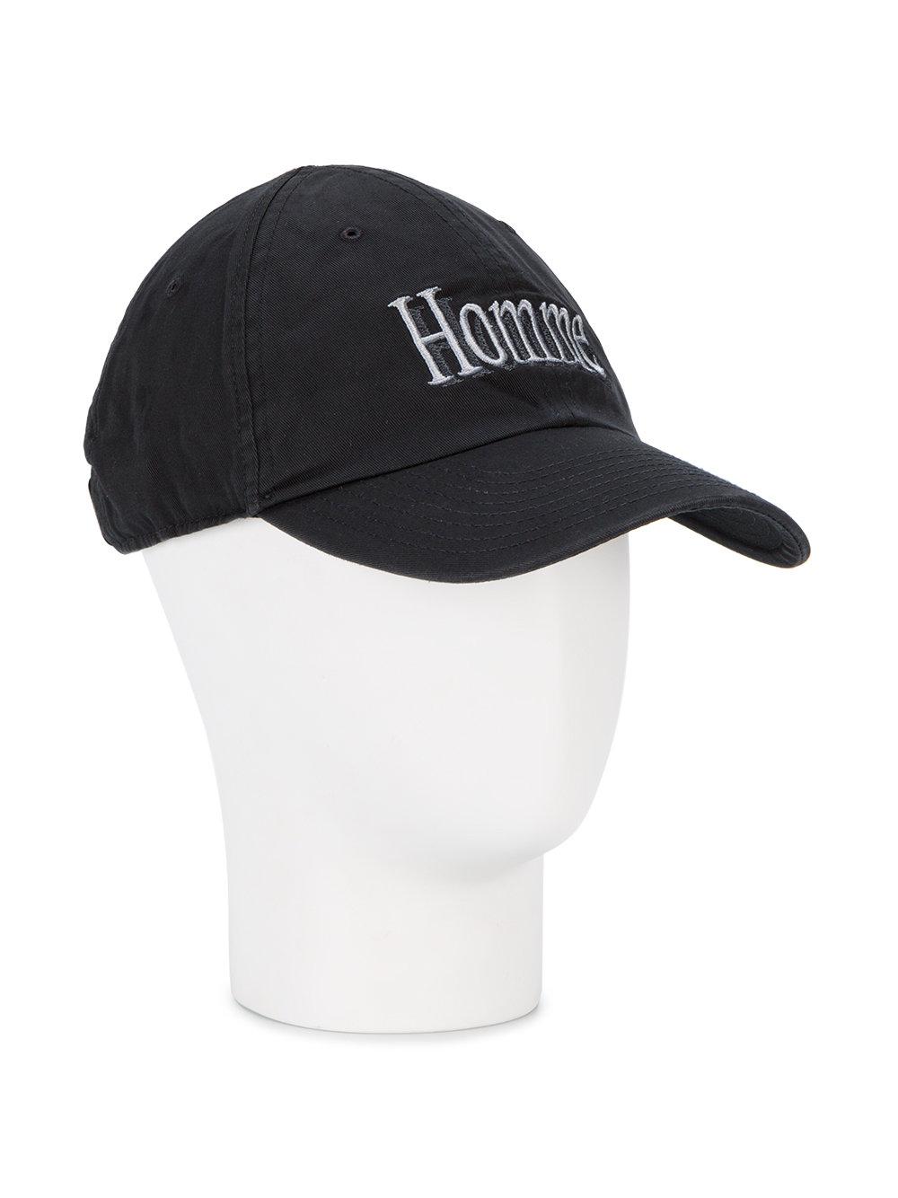 krans Uoverensstemmelse Hør efter Balenciaga Homme Logo Cap in Black for Men | Lyst