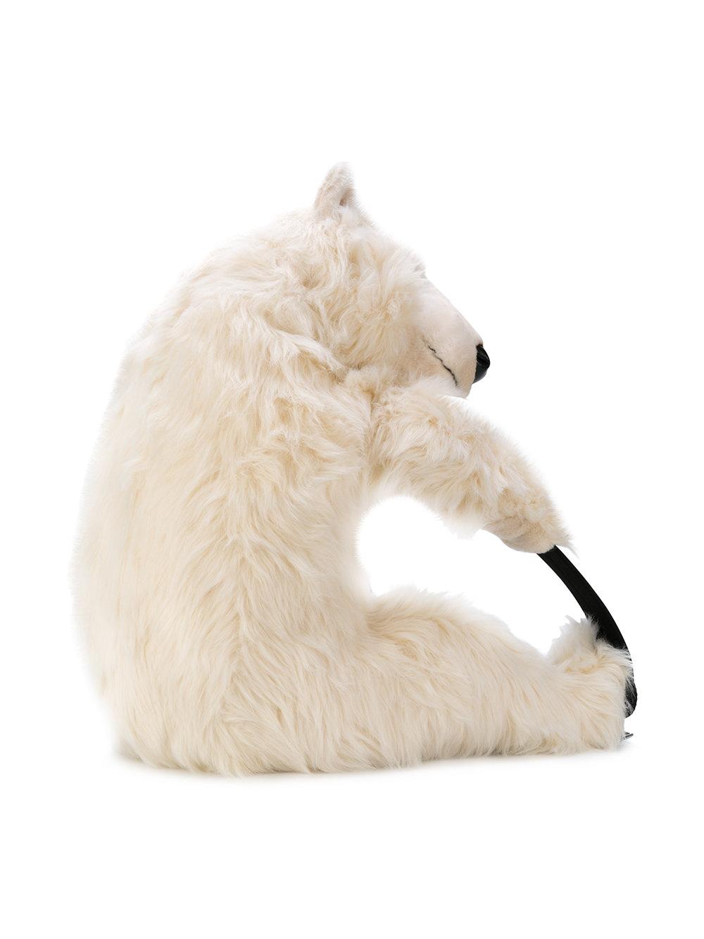 Están deprimidos Goteo Mezclado Dolce & Gabbana Polar Bear Backpack in White for Men | Lyst