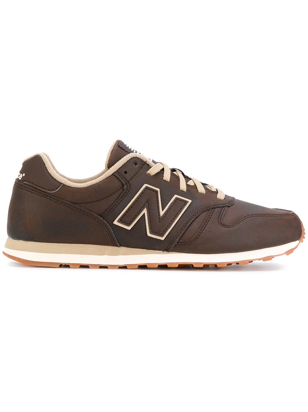 New Balance Leather Ml 372 Sneakers in Red for Men - Lyst