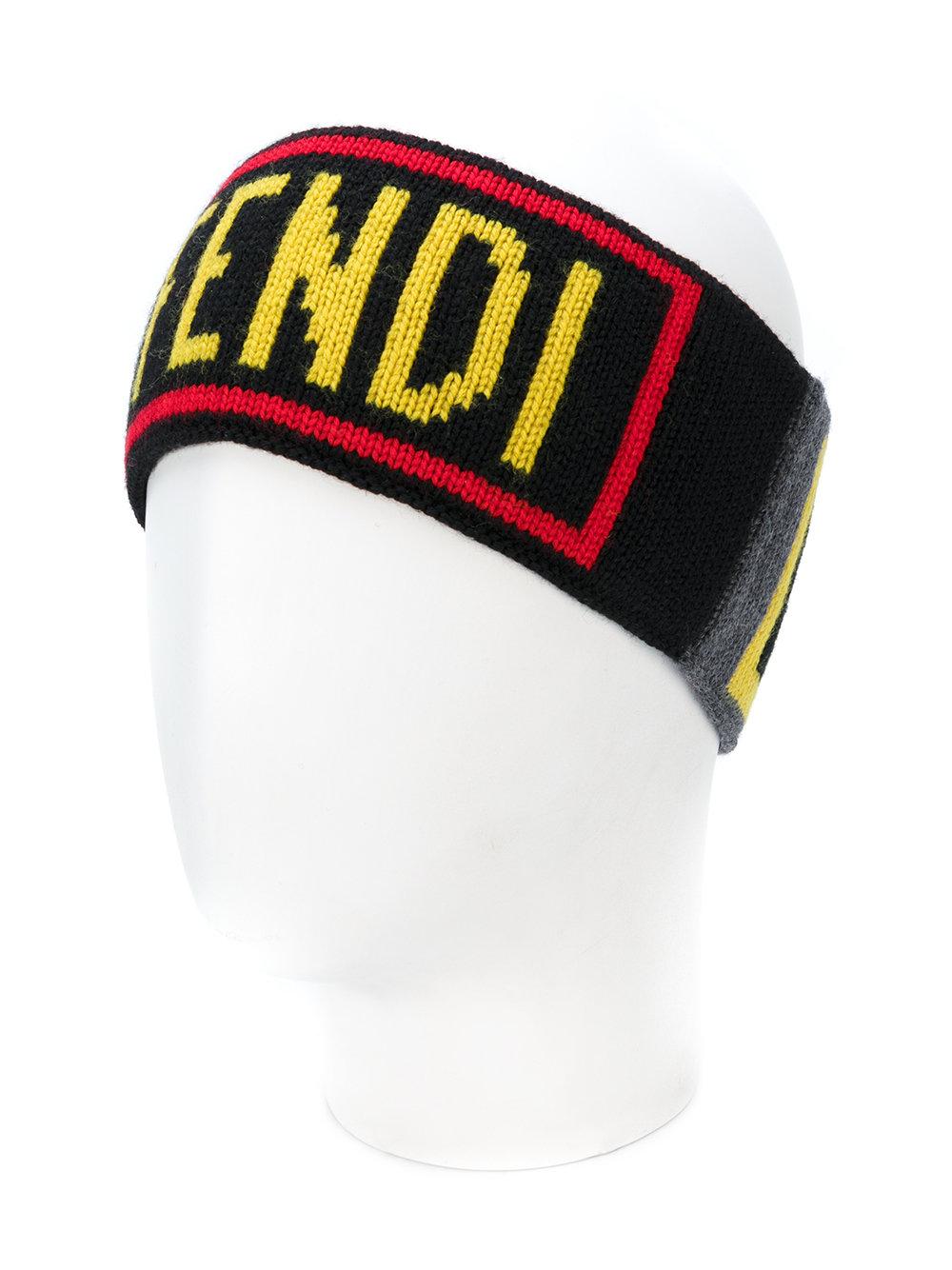 Fendi Reversible Knit Headband in Black for Men Lyst