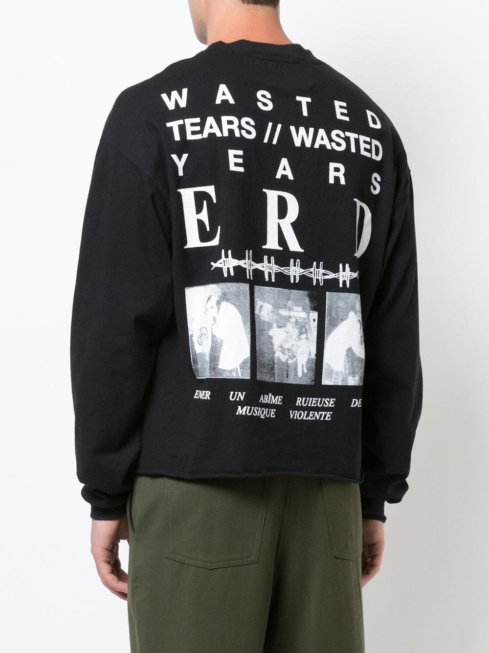 激レア　enfants riches deprimes wasted tears Enfants Riches Deprimes SS17 Wasted Tears / Years Black Tee