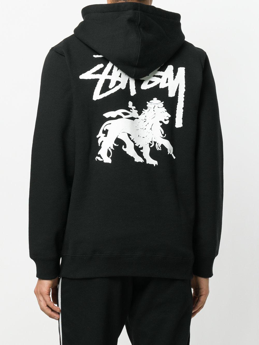 black graphic sweatshirt