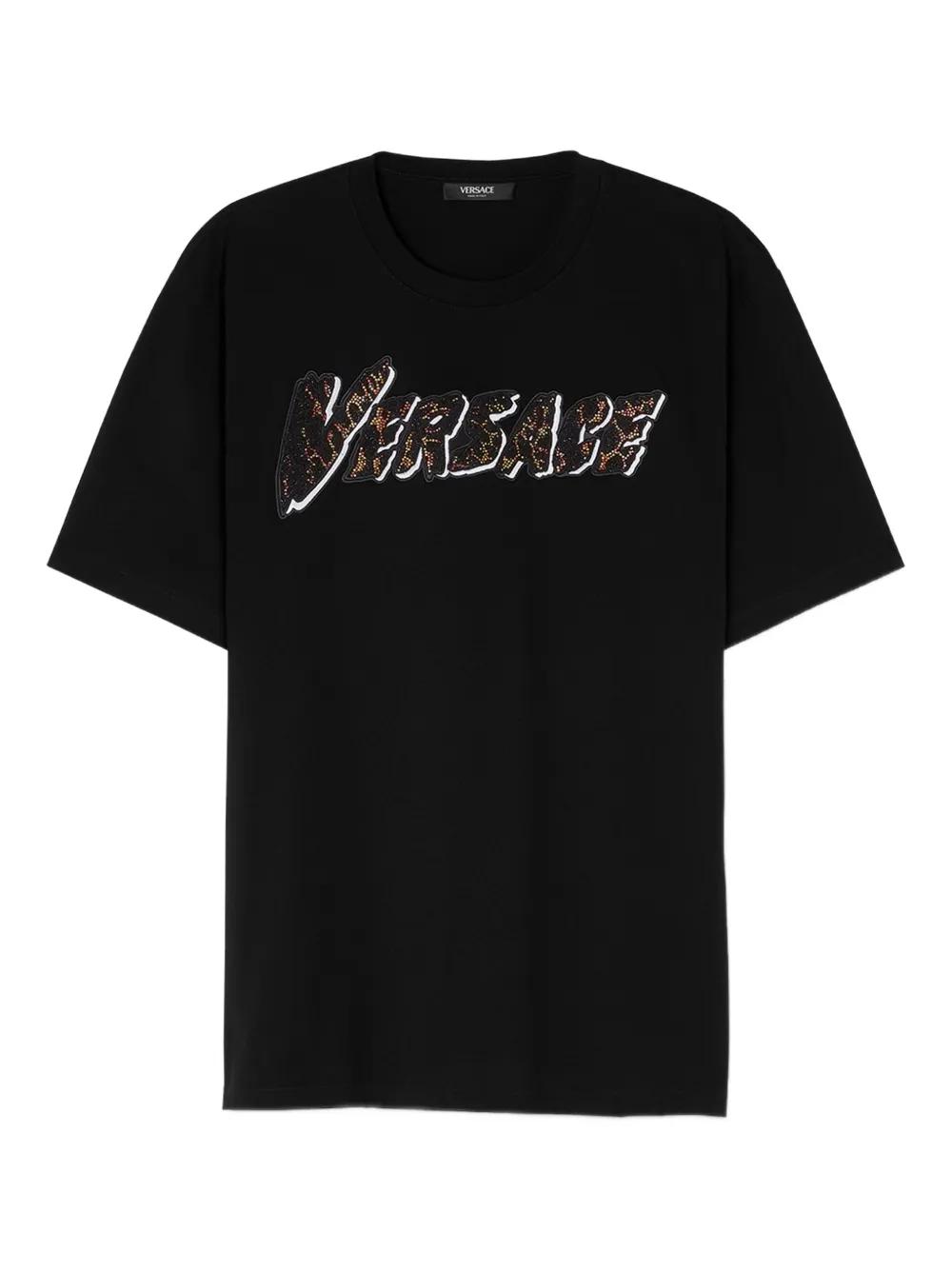 ★人気★【VERSACE】★SHORT-SLEEVED ROUND NECK T-SHIRTS★ Versace Short sleeve t-shirts for Men | Online Sale up to 63
