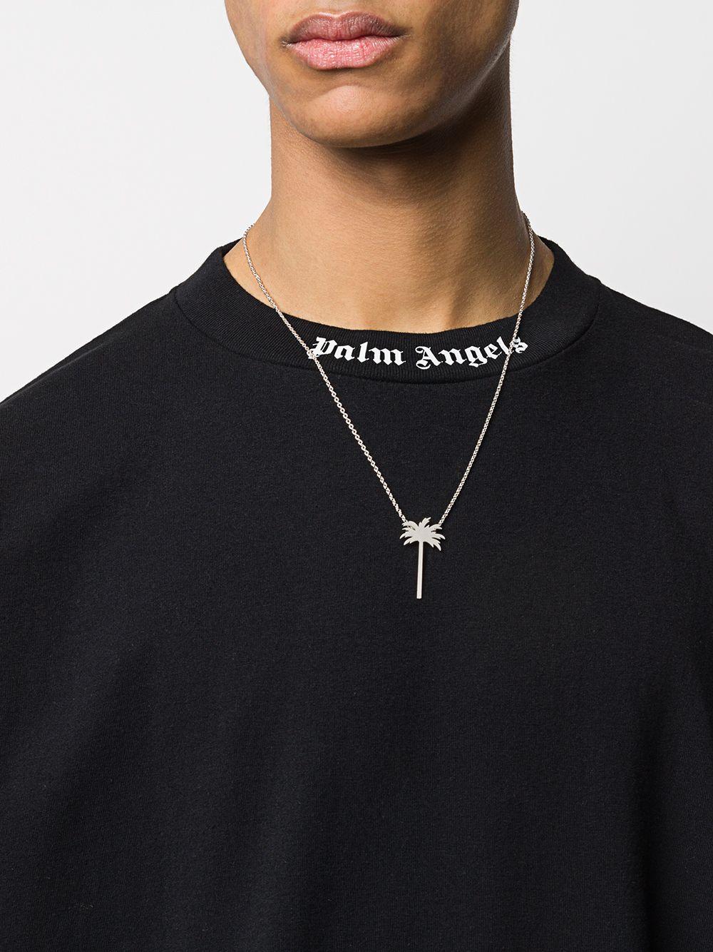 Palm Angels Palm Tree Necklace in Metallic for Men | Lyst