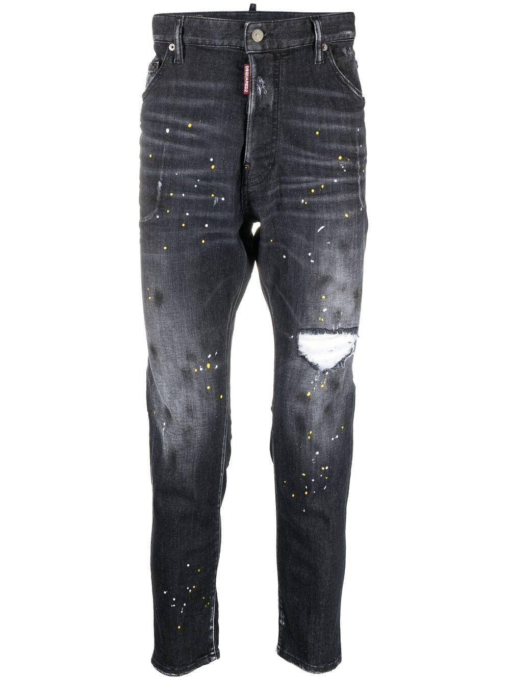 DSquared² Denim Paint-splatter Slim-fit 