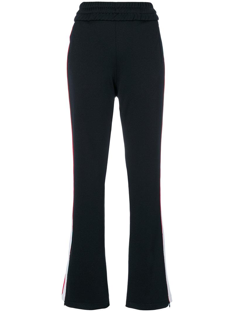 bootleg track pants